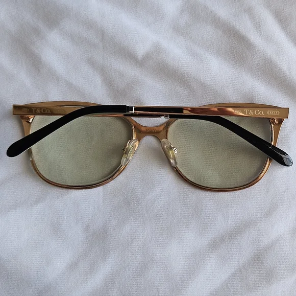 Tiffany & Co. Black and Gold Glasses with Blue Accents TF1130 Eyeglasses - Picture 11 of 17